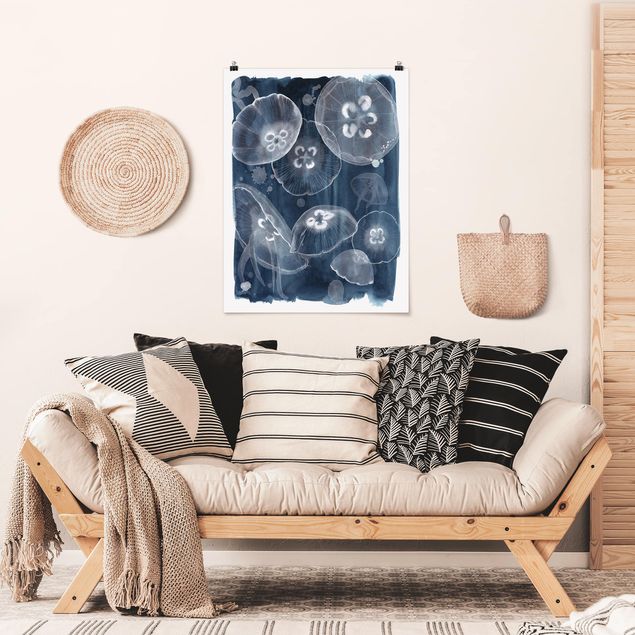 Poster animals - Moon Jellyfish II