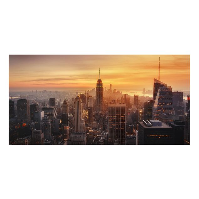 Splashback - Manhattan Skyline Evening