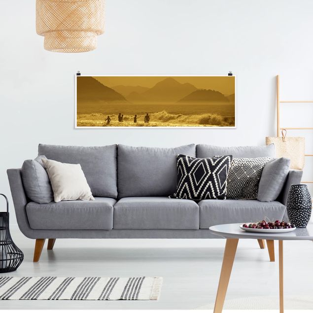 Panoramic poster nature & landscape - Gold Coast