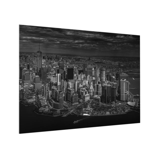 Glass Splashback - New York - Manhattan From The Air - Landscape 3:4