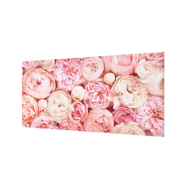 Splashback - Roses Rosé Coral Shabby