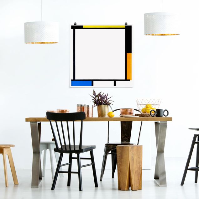 Poster - Piet Mondrian - Composition II