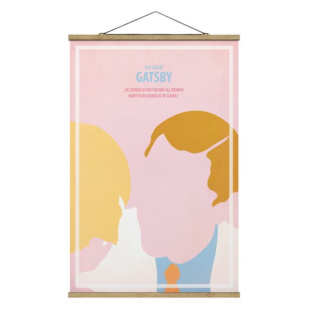 Fabric print with poster hangers - Film Poster The Great Gatsby