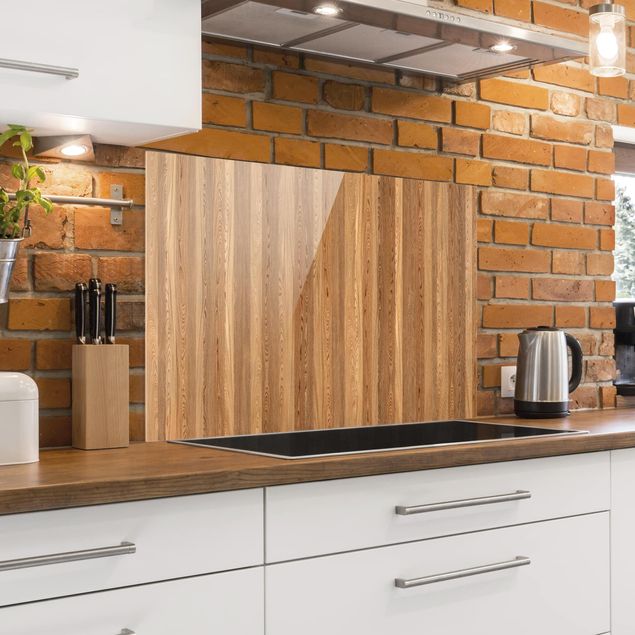 Wood effect splashbacks for kitchens Sen Wood