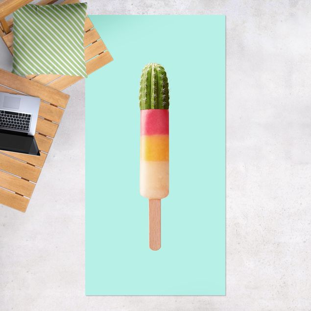 Balcony rugs Popsicle With Cactus