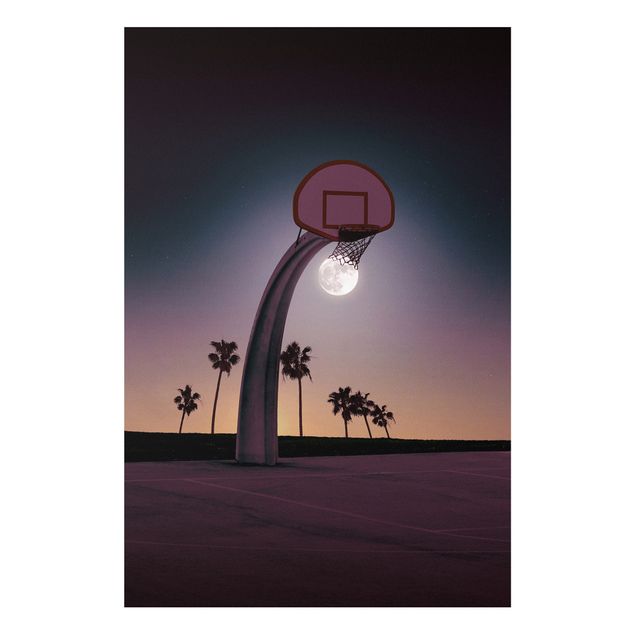 Print on forex - Basketball With Moon