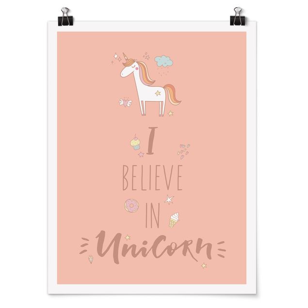 Poster quote - I Believe In Unicorn
