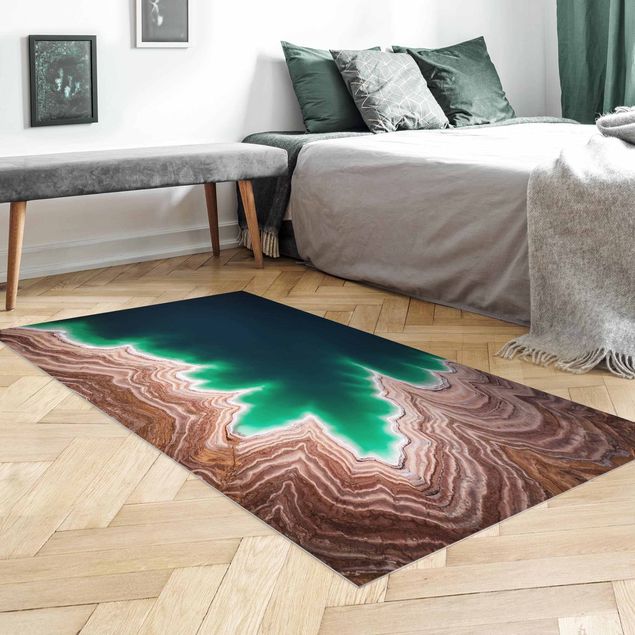 kitchen runner rugs Layered Landscape At The Dead Sea