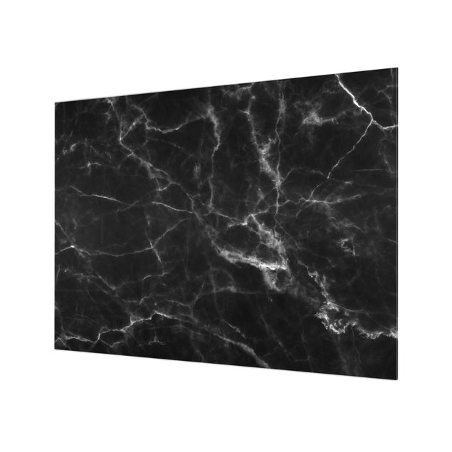 Glass Splashback - Nero Carrara - Landscape 3:4