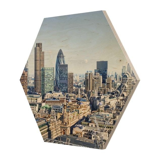 Wooden hexagon - City Of London