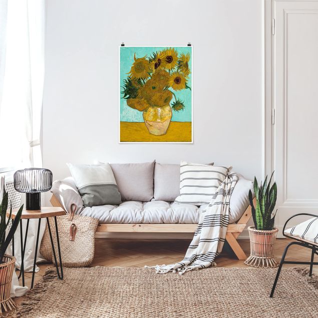 Poster art print - Vincent van Gogh - Sunflowers