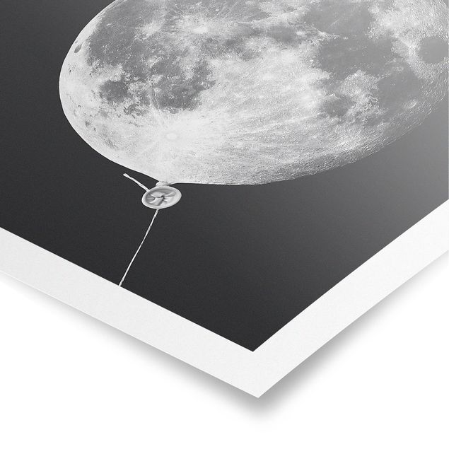 Poster - Balloon With Moon