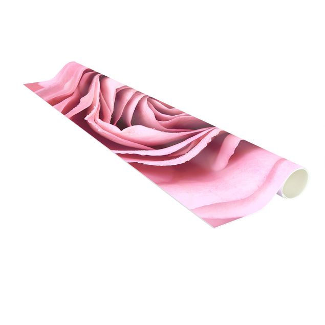 modern area rugs Pink Rose Blossom