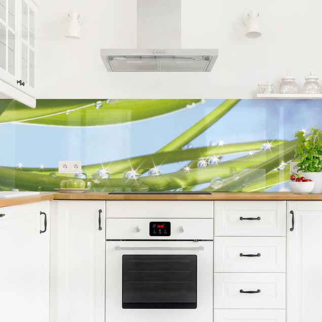 Kitchen wall cladding - Fresh Green