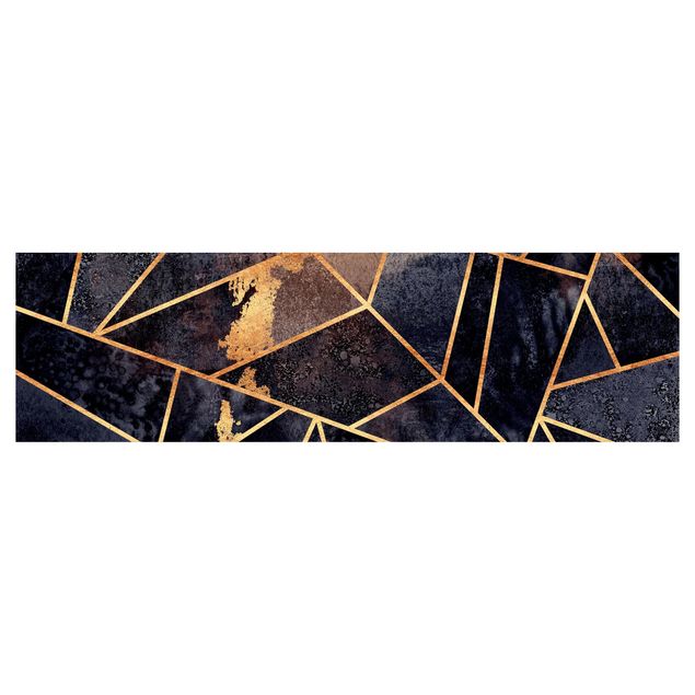 Kitchen wall cladding - Onyx With Gold