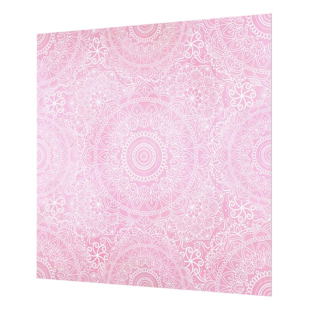 Splashback - Pattern Mandala Light Pink