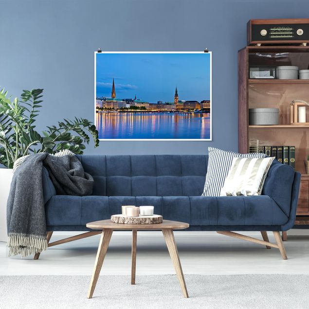 Poster - Hamburg Skyline