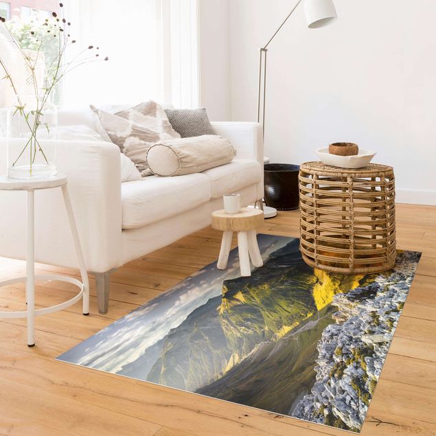 modern area rugs Mountains And Valley Of The Lechtal Alps In Tirol