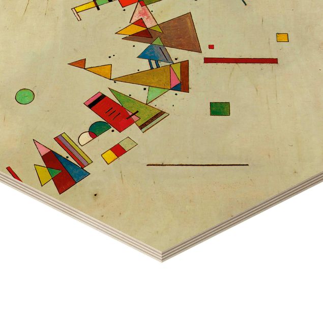 Wooden hexagon - Wassily Kandinsky - Angular Swing