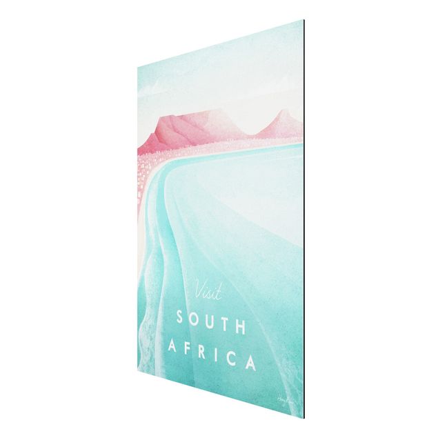 Print on aluminium - Travel Poster - South Africa