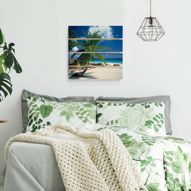 Print on wood - Dream Beach