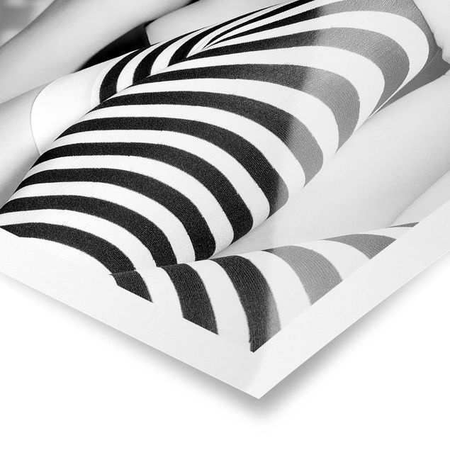 Poster black and white - Zagging that Zig