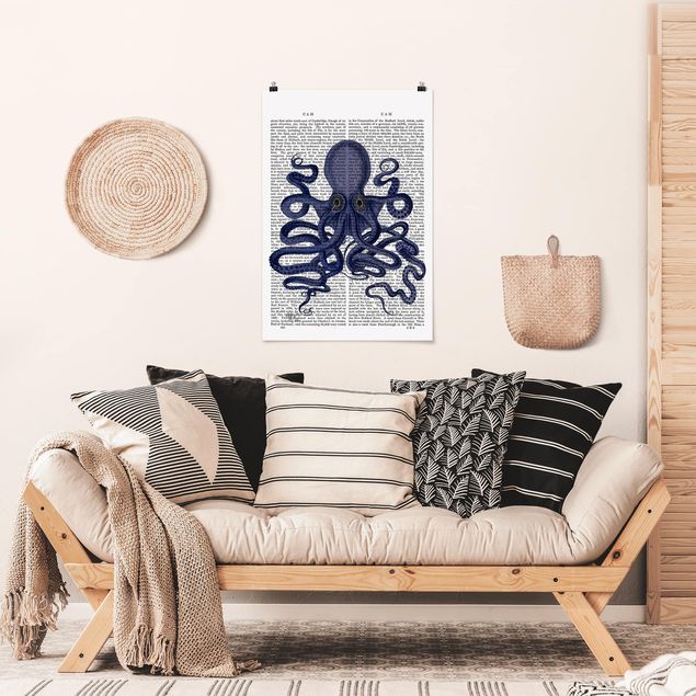 Poster quote - Animal Reading - Octopus