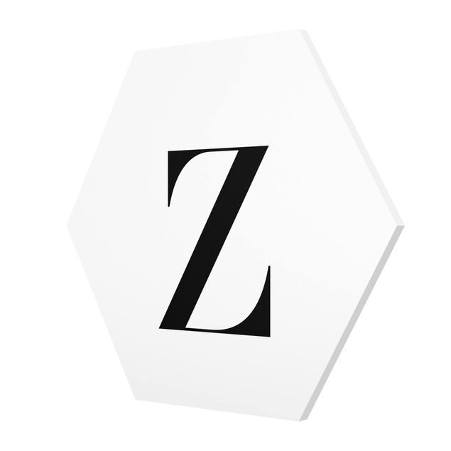 Forex hexagon - Serif Letter Z White