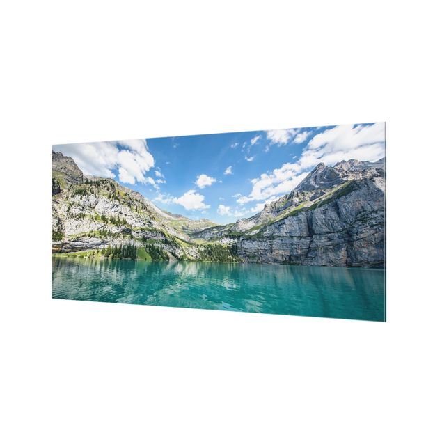 Splashback - Divine Mountain Lake - Landscape format 2:1