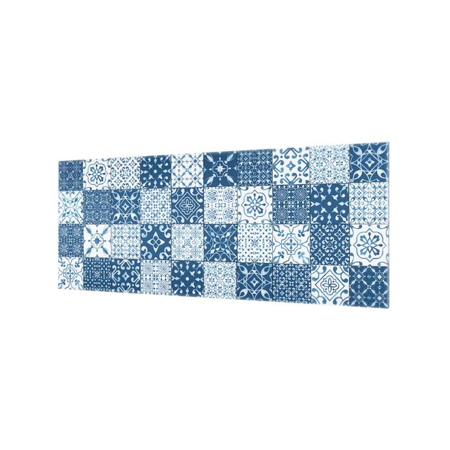 Splashback - Tile Pattern Mix Blue White