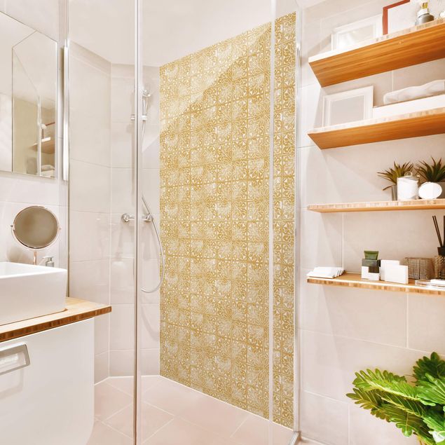 Shower wall cladding - Vintage Art Deco Pattern Tiles