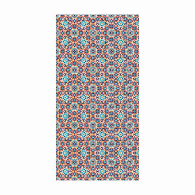 Modern rugs Oriental Patterns With Colourful Flowers