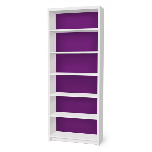 Adhesive film for furniture IKEA - Billy bookcase - Colour Purple