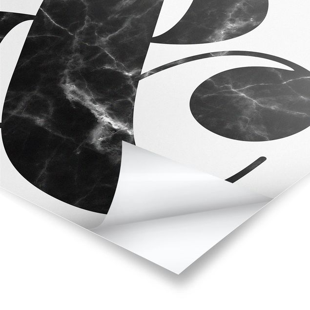 Poster - Ampersand Marble