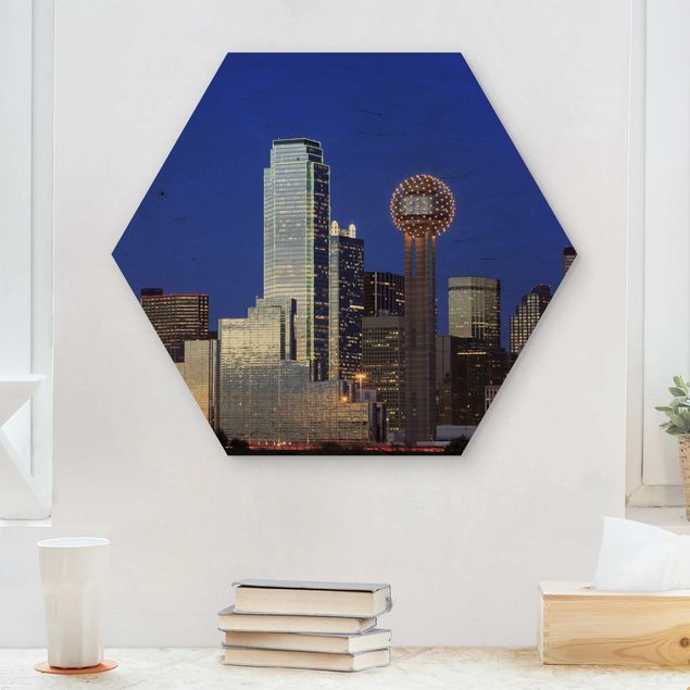 Wooden hexagon - Dallas