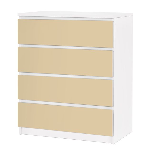 Adhesive film for furniture IKEA - Malm chest of 4x drawers - Colour Light Brown