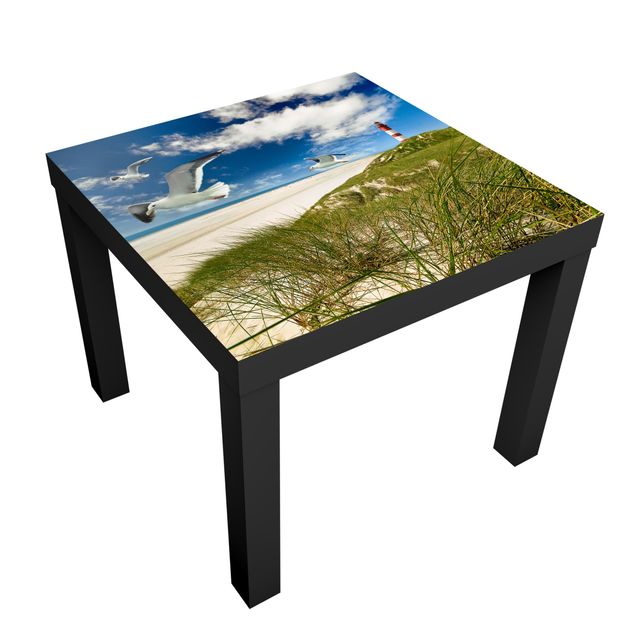 Adhesive film for furniture IKEA - Lack side table - Dune Breeze