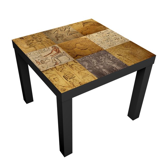 Adhesive film for furniture IKEA - Lack side table - Egyptian Mosaic