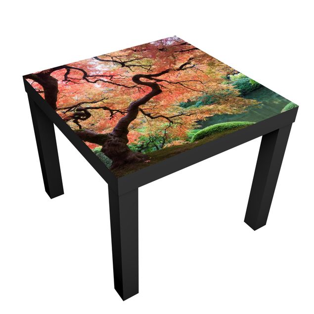 Adhesive film for furniture IKEA - Lack side table - Japanese Garden