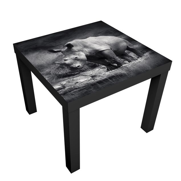 Adhesive film for furniture IKEA - Lack side table - Lonesome Rhinoceros