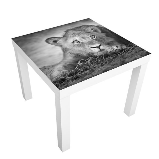 Adhesive film for furniture IKEA - Lack side table - Lurking Lionbaby