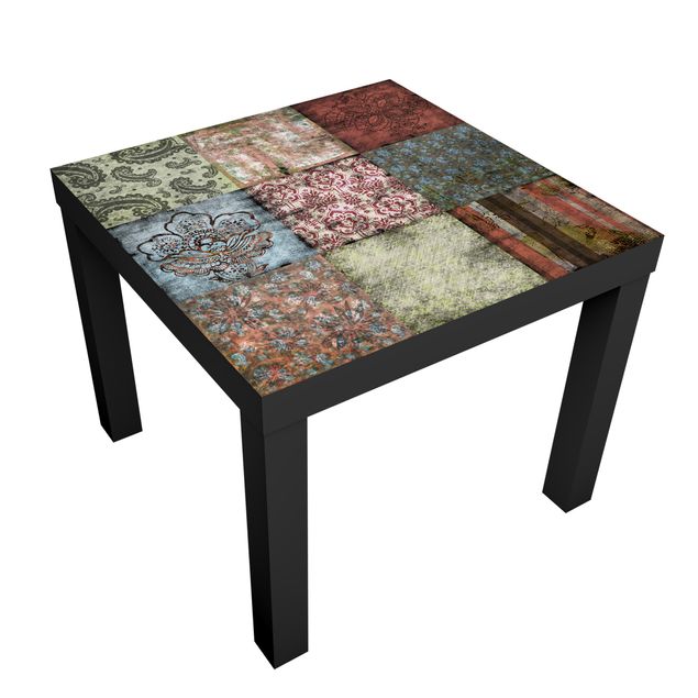 Adhesive film for furniture IKEA - Lack side table - Old Patterns