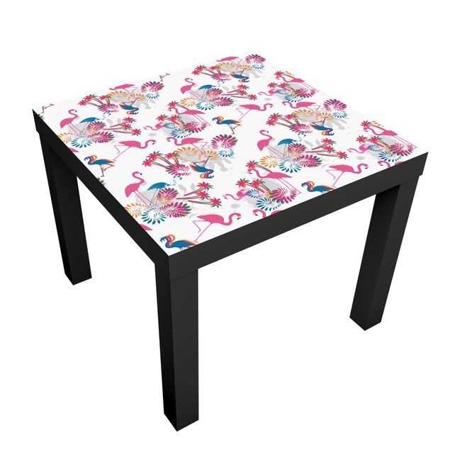 Adhesive film for furniture IKEA - Lack side table - Dance Of The Flamingos