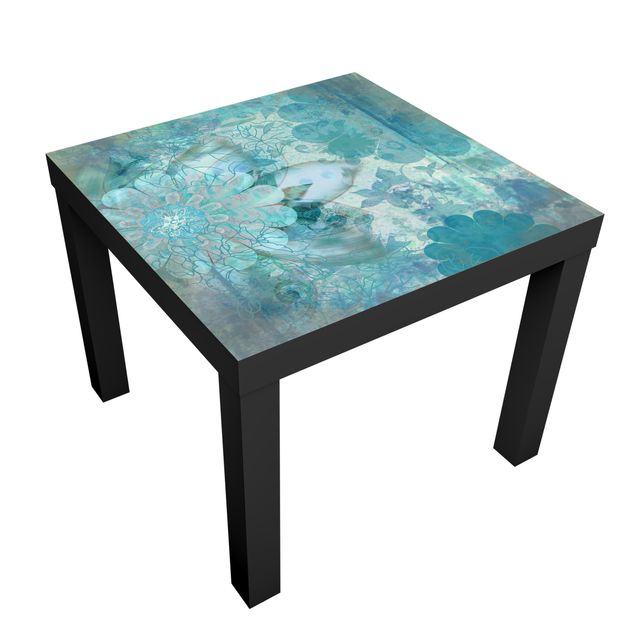Adhesive film for furniture IKEA - Lack side table - Winter Flowers