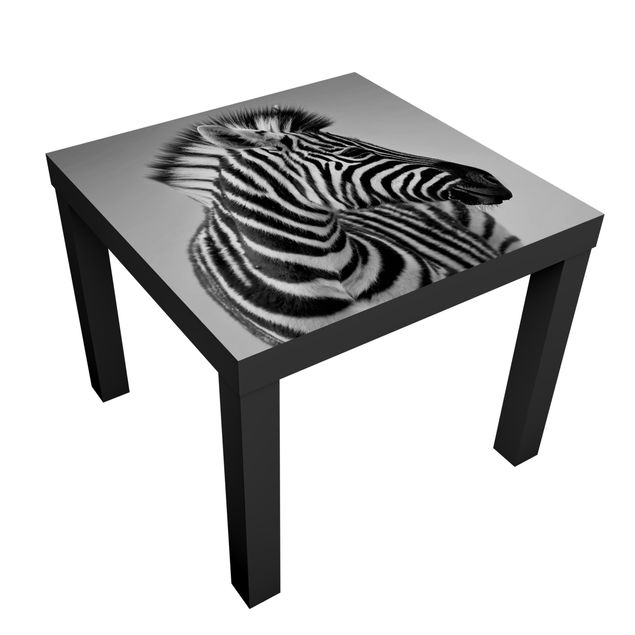 Adhesive film for furniture IKEA - Lack side table - Zebra Baby Portrait II