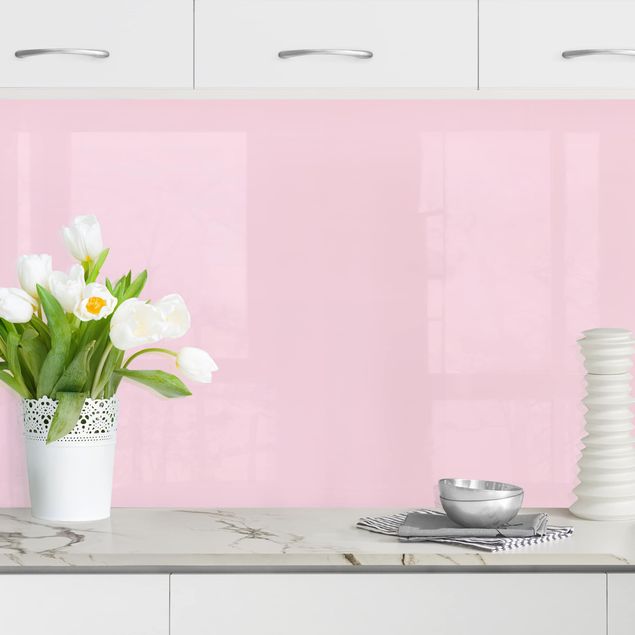 Kitchen splashback plain Rosé