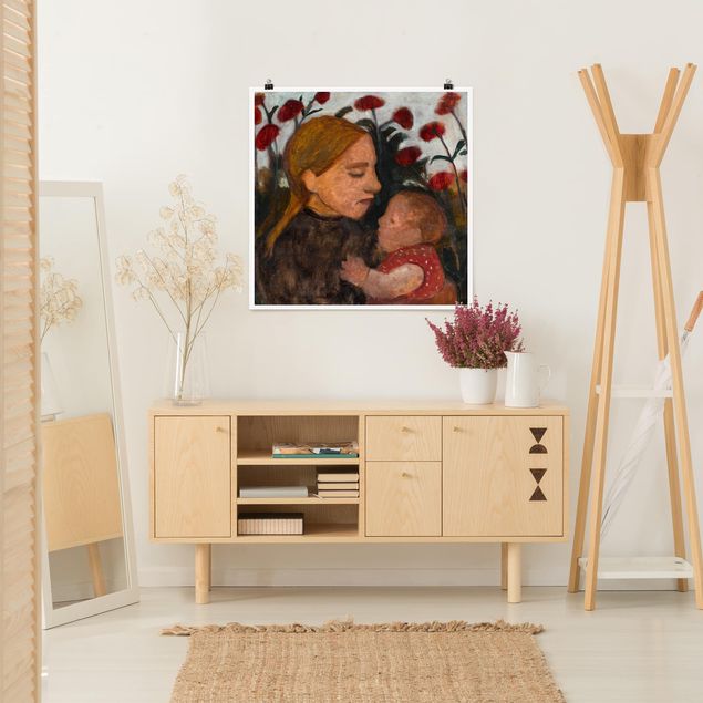 Poster - Paula Modersohn-Becker - Girl with Child