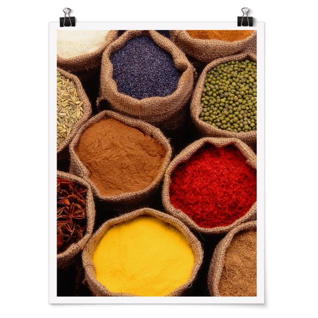 Poster kitchen - Colourful Spices