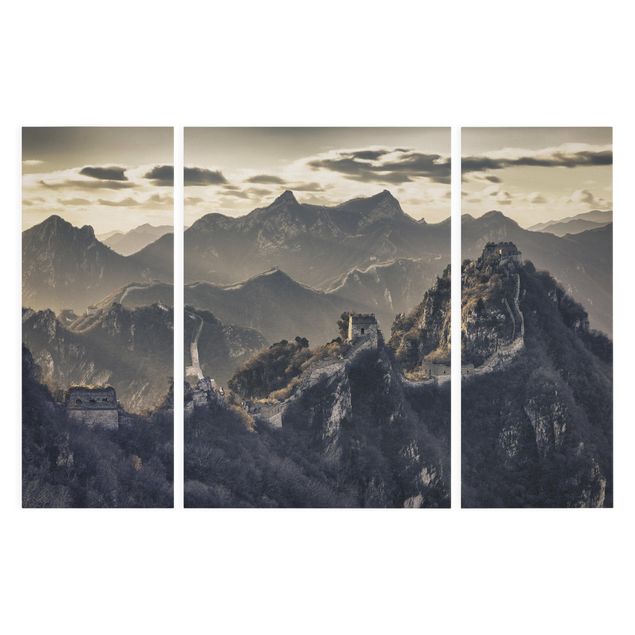 Print on canvas 3 parts - The Great Chinese Wall