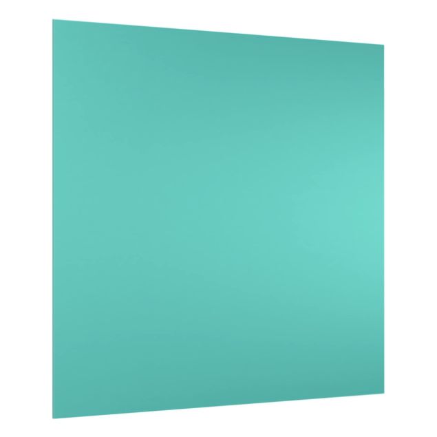 Glass Splashback - Turquoise - Square 1:1